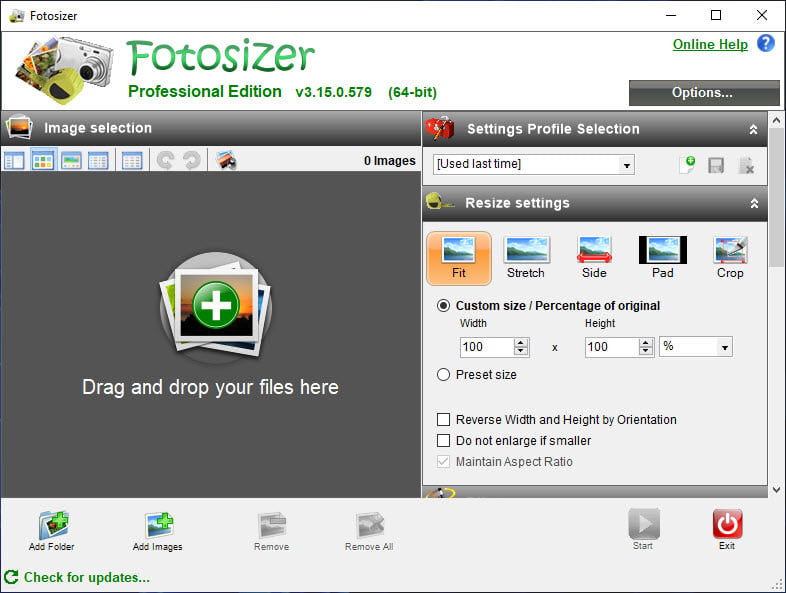 Fotosizer Pro 3 ล่าสุด โปรแกรมปรับขนาดรูปภาพ
