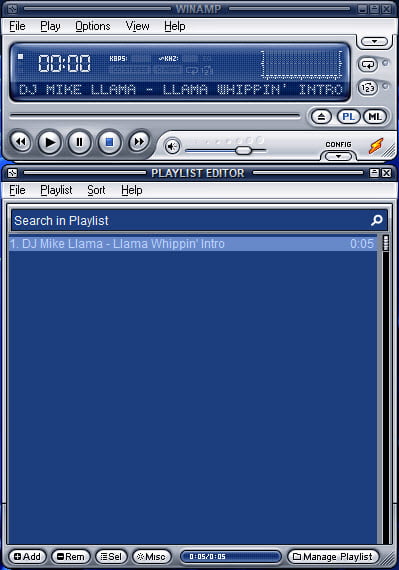 Winamp 5 ล่าสุด Final โปรแกรมฟังเพลง MP3 เสียงดี