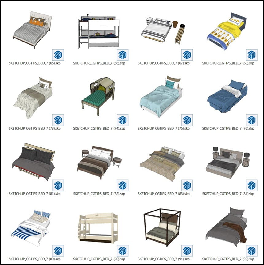 Sketchup 3D Models Vol.4 โมเดล SketchUp ฟรี โปรแกรม