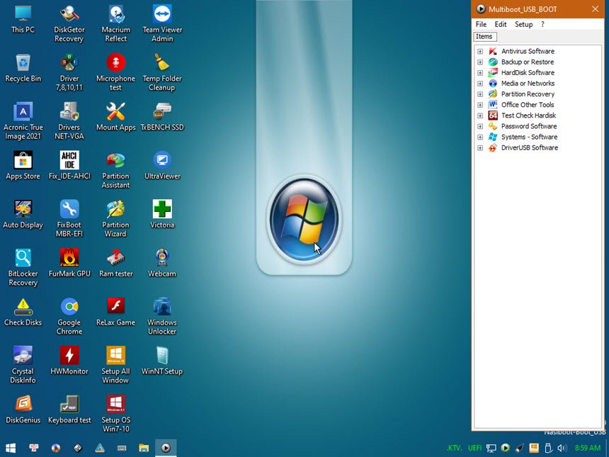WinPE Nasiboot v16 Pro 2022 แผ่น Boot WinPE 10/11 โปรแกรม