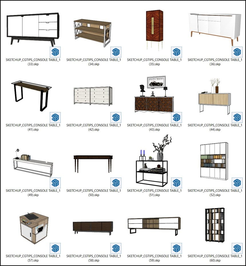 Sketchup 3D Models Vol.4 โมเดล SketchUp ฟรี โปรแกรม