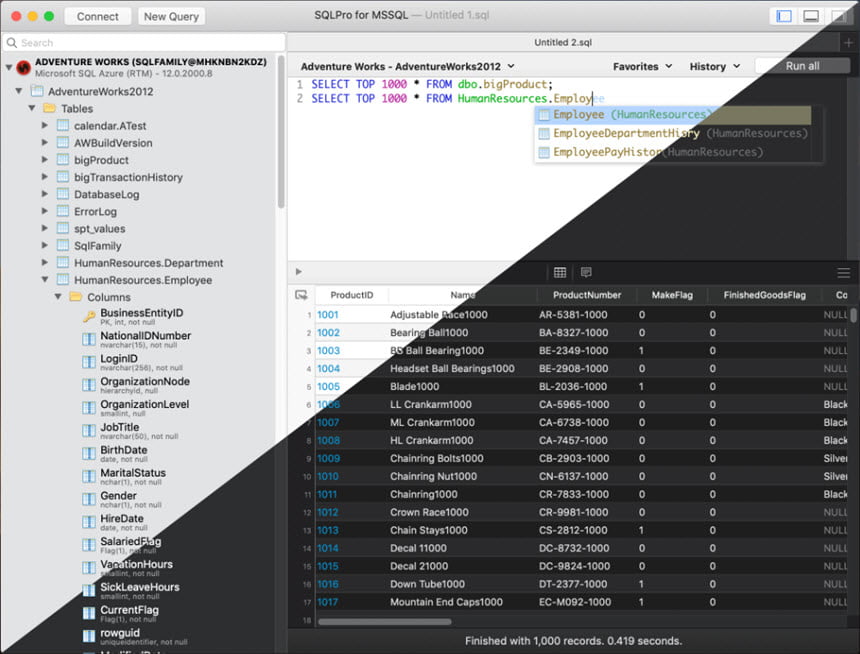 SQLPro for MSSQL 2022.36 (macOS) โปรแกรมไคลเอ็นต์ TDS