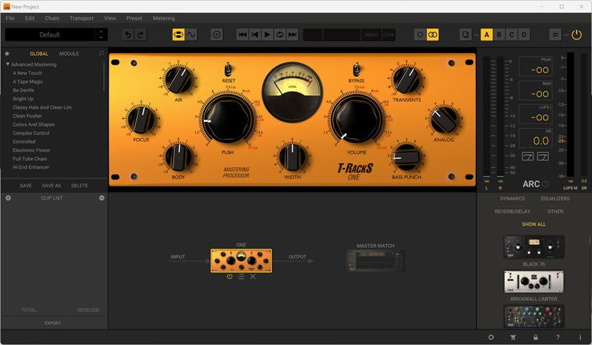 IK Multimedia T-RackS 6 ล่าสุด MAX 6 ชุดปลั๊กอิน VST Mastering โปรแกรม