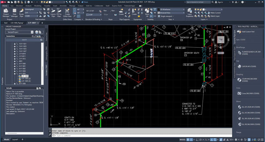 AutoCAD Plant 3D 2023 ล่าสุด (x64) โปรแกรมเขียนแบบ CAD