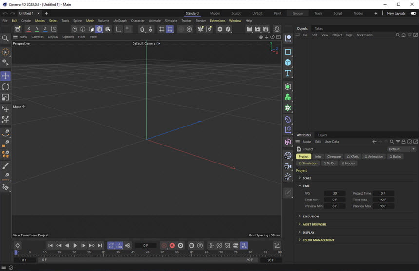 Cinema 4D 2023 ล่าสุด (x64) โปรแกรมออกแบบโมเดล 3D