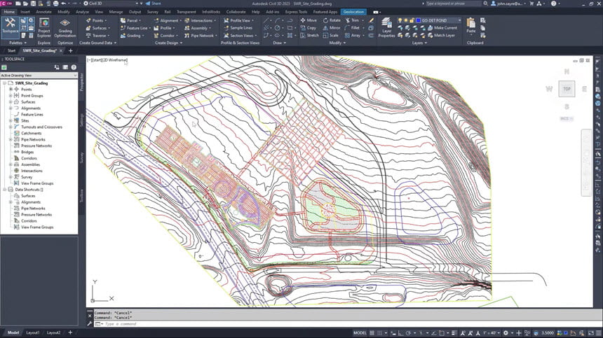 AutoCAD Civil 3D 2023.2 (x64) โปรแกรมออกแบบงาน 3D