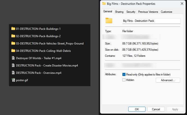 Big Films - Destruction Pack