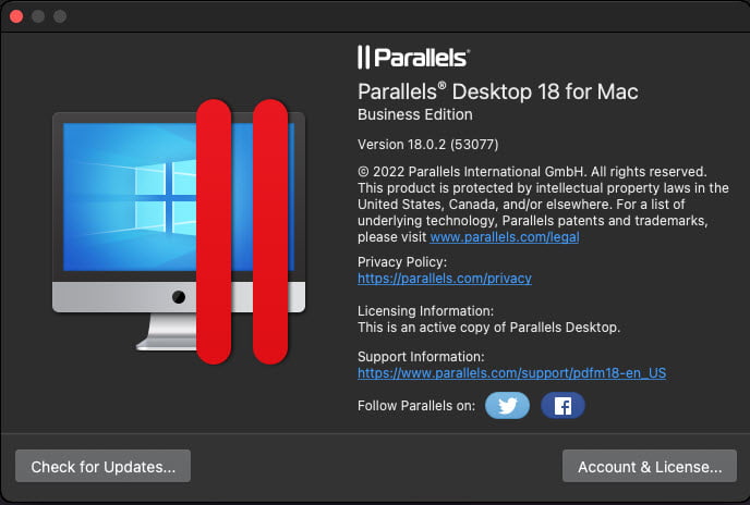 Parallels Desktop Business Edition 18 ล่าสุด จำลอง Windows บน Mac โปรแกรม