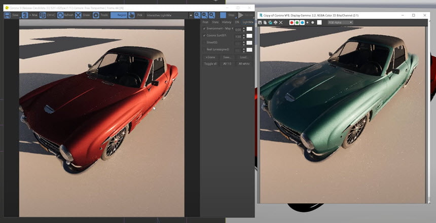 Corona 9 (Hotfix 3) for 3ds Max 2016-2024 ปลั๊กอินเรนเดอร์ โปรแกรม