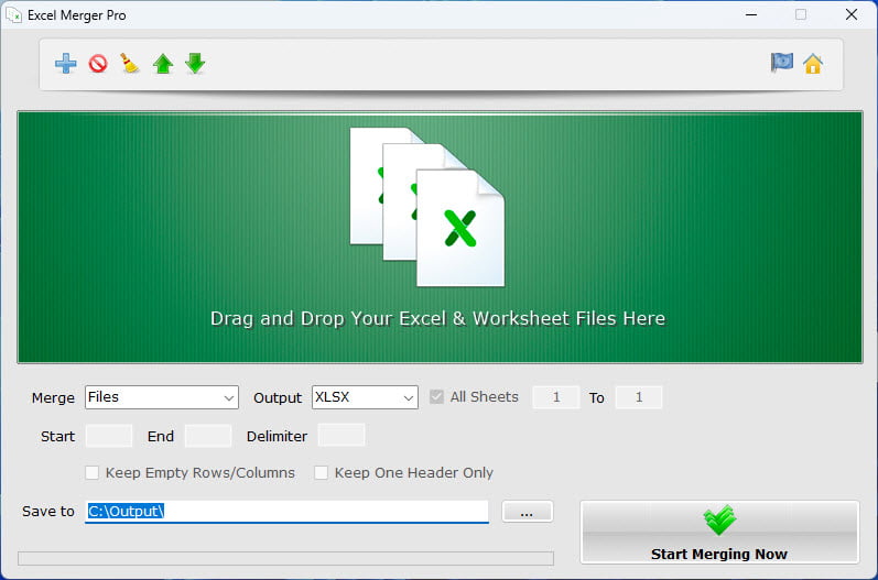 Excel Merger Pro 1 ล่าสุด โปรแกรมรวมไฟล์ Excel