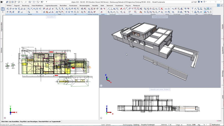 Allplan 2023 ล่าสุด โปรแกรมออกแบบ 3D CAD BIM