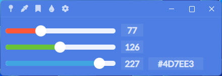 colorpicker 2 ล่าสุด โปรแกรมเลือกสี สร้างโค้ดสี