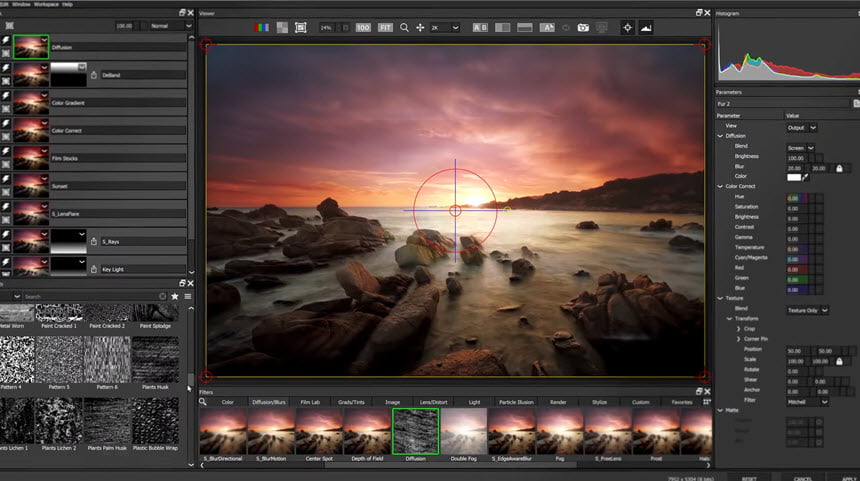 Boris FX Optics 2026 ล่าสุด ปลั๊กอินเอฟเฟกต์เลนส์ สำหรับ Photoshop โปรแกรม