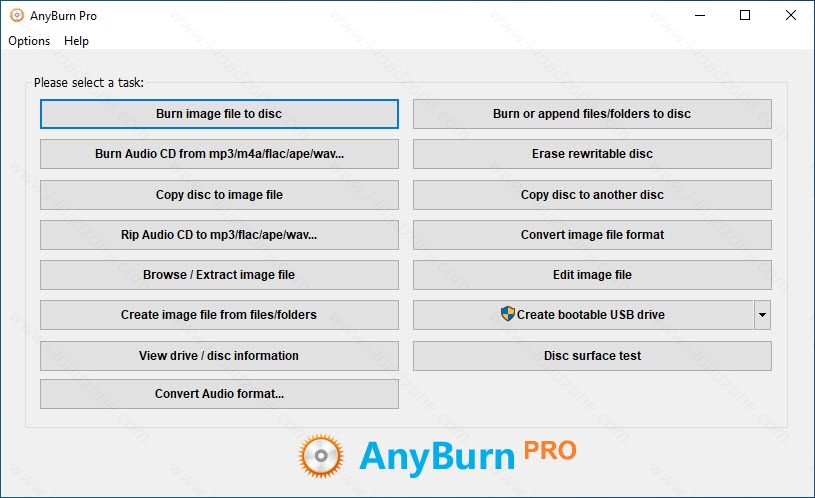 AnyBurn Pro 6.5 โปรแกรมเบิร์นแผ่น CD / DVD / Blu-ray