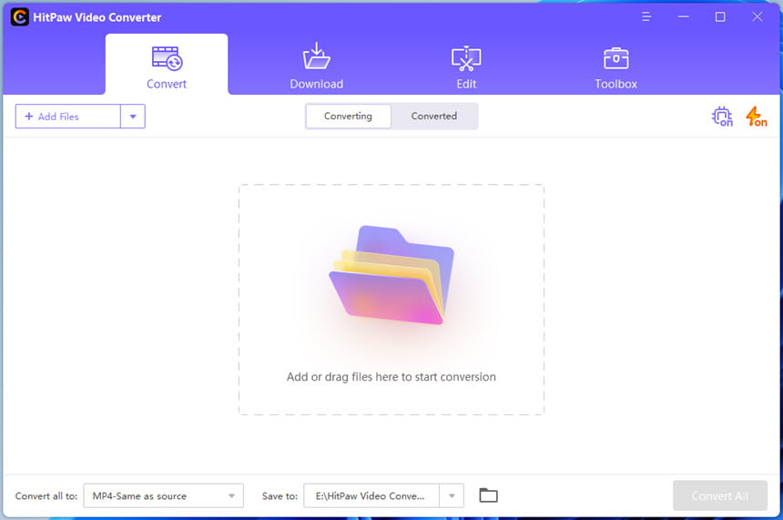HitPaw Video Converter 4 ล่าสุด โปรแกรมแปลงไฟล์วิดีโอ