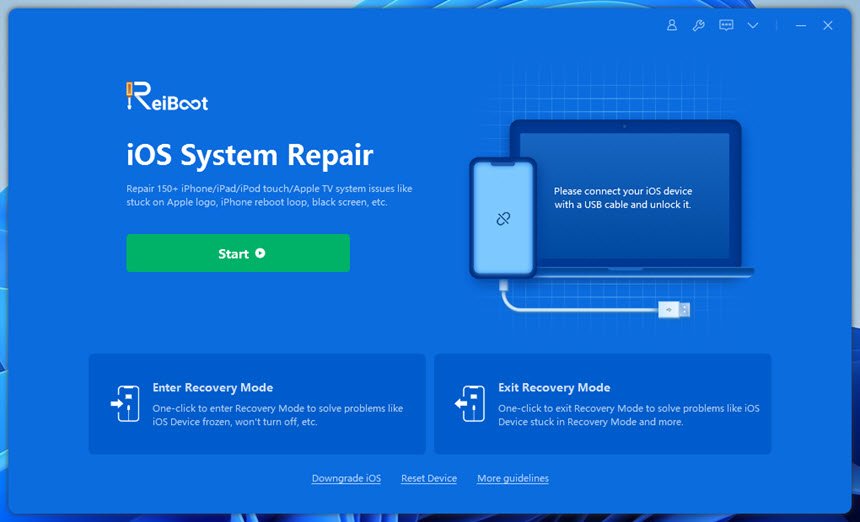 Tenorshare ReiBoot 9 ล่าสุด โปรแกรมซ่อมแซม iPhone/iPad/iPod