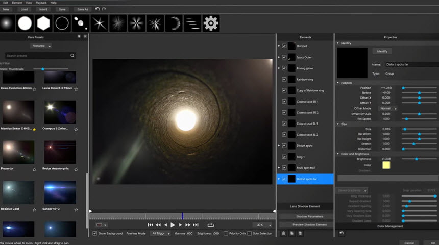 Boris FX Optics 2026 ล่าสุด ปลั๊กอินเอฟเฟกต์เลนส์ สำหรับ Photoshop โปรแกรม