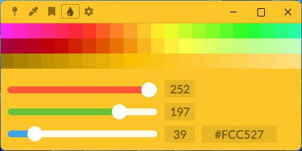 colorpicker 2 ล่าสุด โปรแกรมเลือกสี สร้างโค้ดสี
