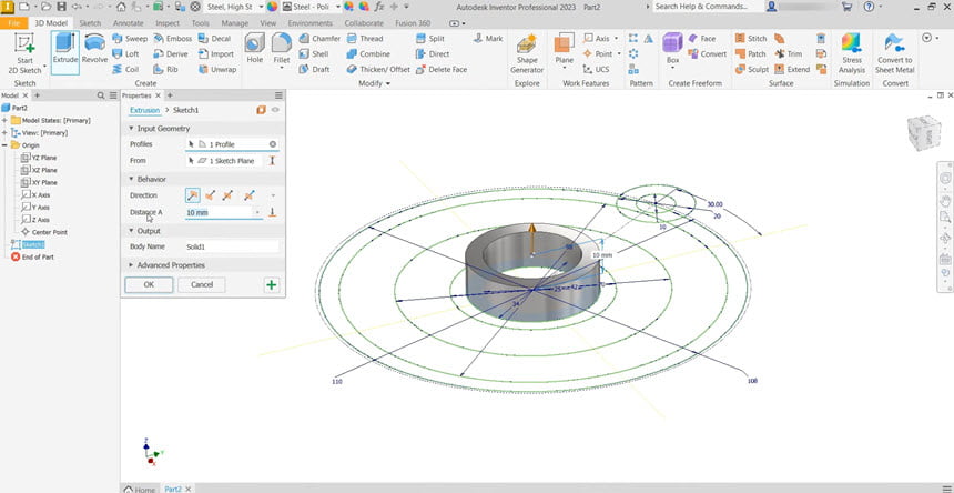 Autodesk Inventor Professional 2023 ล่าสุด โปรแกรมออกแบบวิศวกรรมเครื่องกล