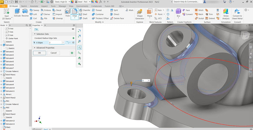 Autodesk Inventor Professional 2023 ล่าสุด โปรแกรมออกแบบวิศวกรรมเครื่องกล