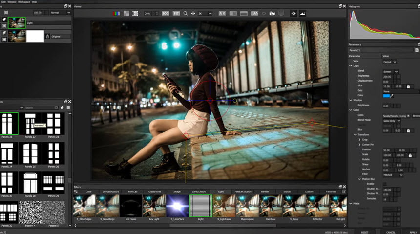 Boris FX Optics 2026 ล่าสุด ปลั๊กอินเอฟเฟกต์เลนส์ สำหรับ Photoshop โปรแกรม