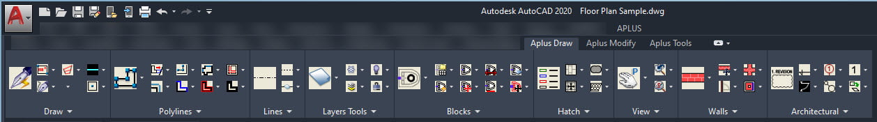 Cadaplus APLUS สุดยอดปลั๊กอิน AutoCAD ฟังก์ชันพร้อมใช้กว่า 2 ล่าสุด,500 โปรแกรม