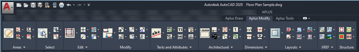 Cadaplus APLUS สุดยอดปลั๊กอิน AutoCAD ฟังก์ชันพร้อมใช้กว่า 2 ล่าสุด,500 โปรแกรม