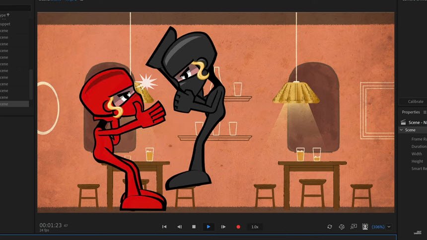 Adobe Character Animator 2024 ล่าสุด โปรแกรมสร้างอนิเมชั่น