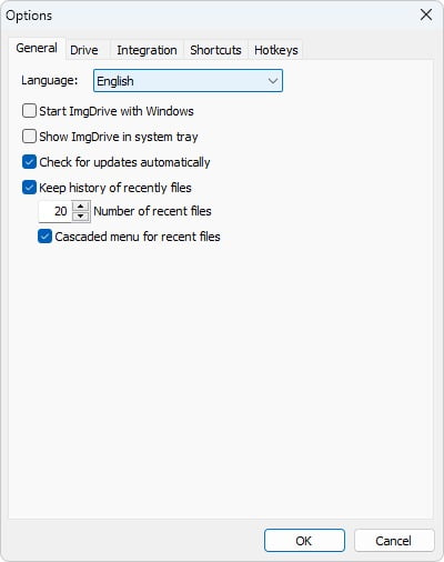 ImgDrive Pro 2 ล่าสุด โปรแกรม Mount ดิสก์อิมเมจ ISO
