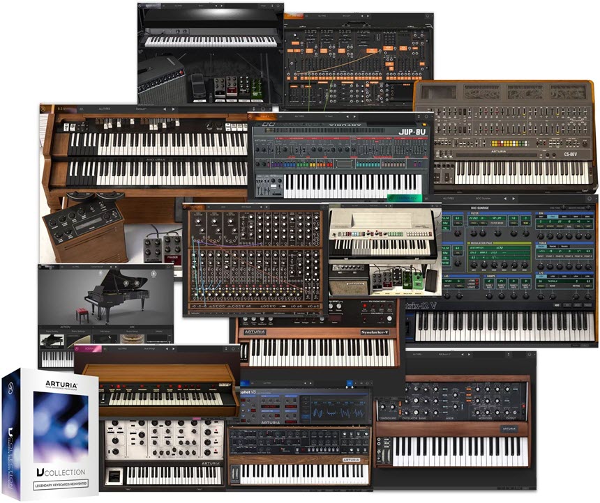 Arturia Synth V-Collection 2024.11 ชุดปลั๊กอิน VST ซินธิไซเซอร์ โปรแกรม