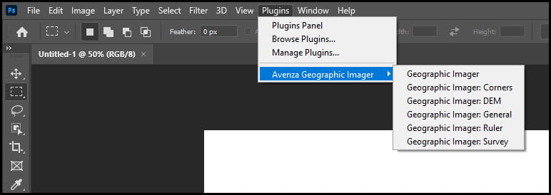 Geographic Imager for Photoshop 6 ล่าสุด ปลั๊กอิน Photoshop โปรแกรม