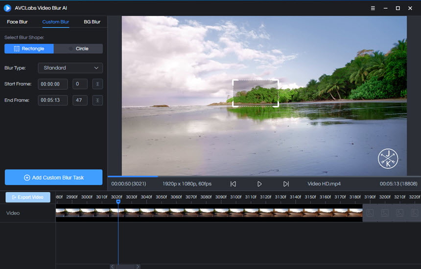 AVCLabs Video Blur AI 2 ล่าสุด เบลอวัตถุในวิดีโออัตโนมัติ ด้วย AI โปรแกรม