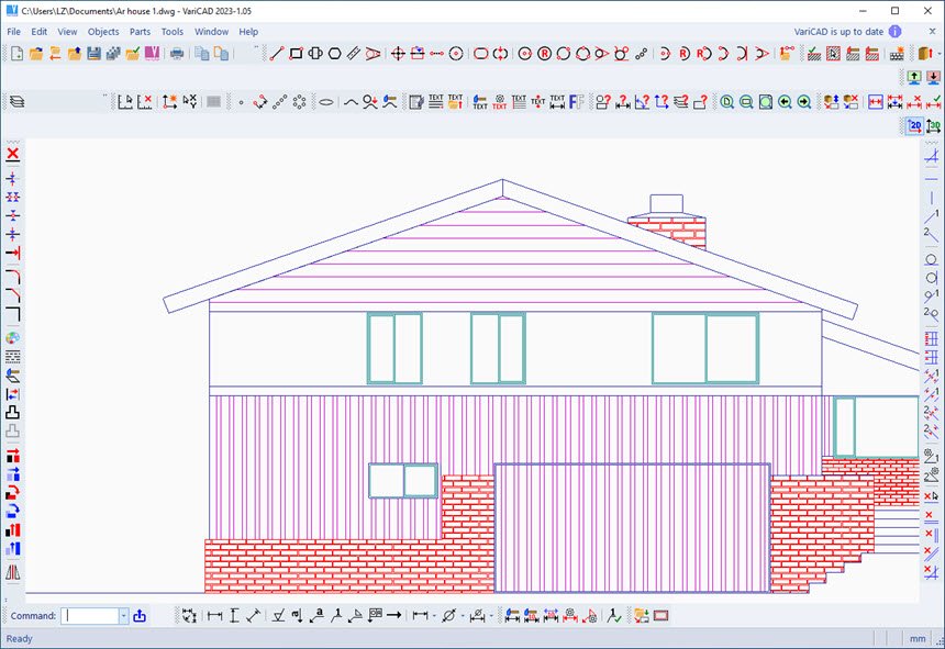 VariCAD 2023 ล่าสุด โปรแกรมเขียนแบบ CAD 2D / 3D