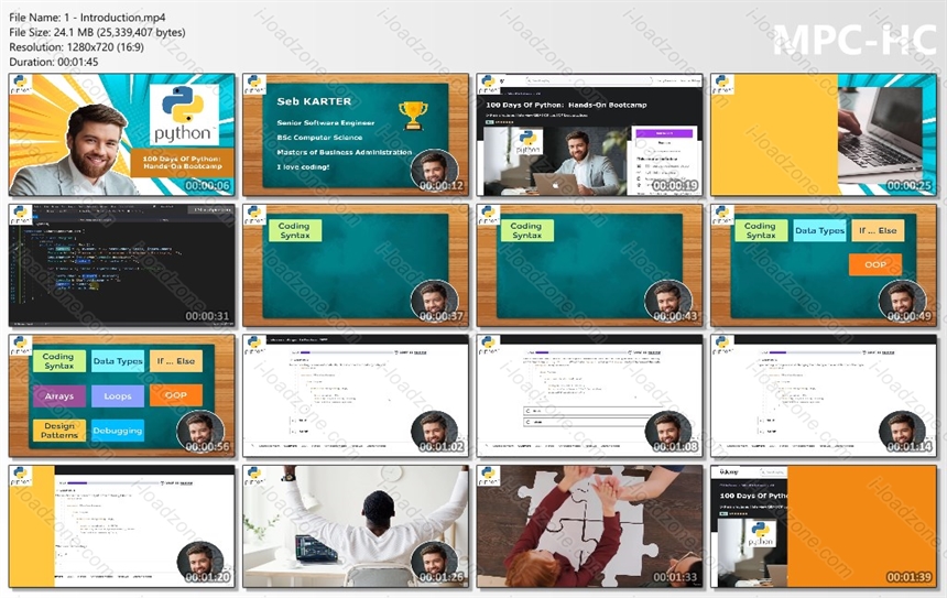 100 Days Of Python 2023: Hands-On Python Challenges