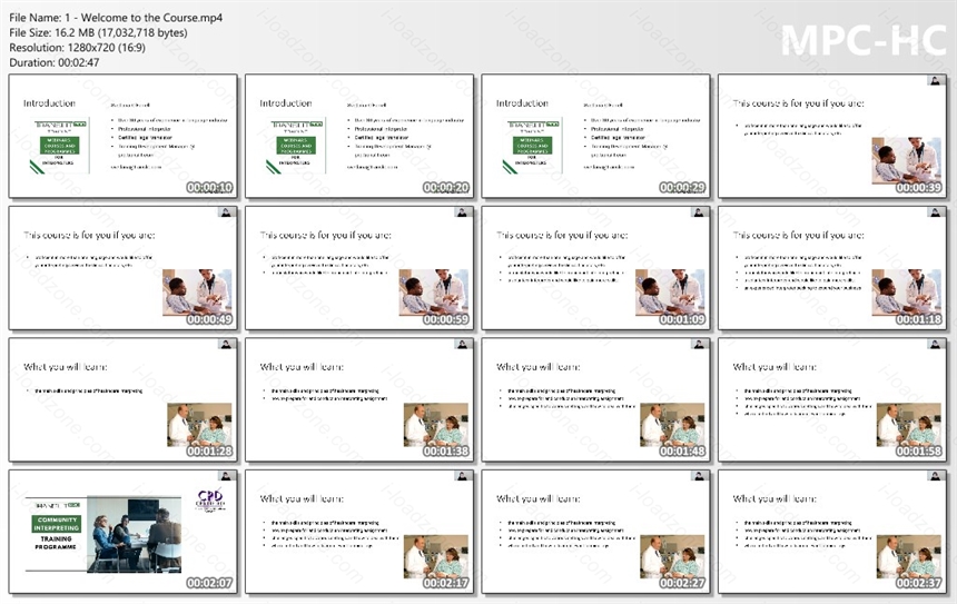Learn to interpret in healthcare settings