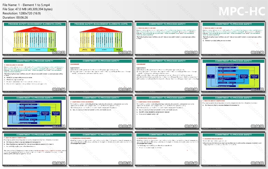 Process Safety Management PSM Elements & Expectations