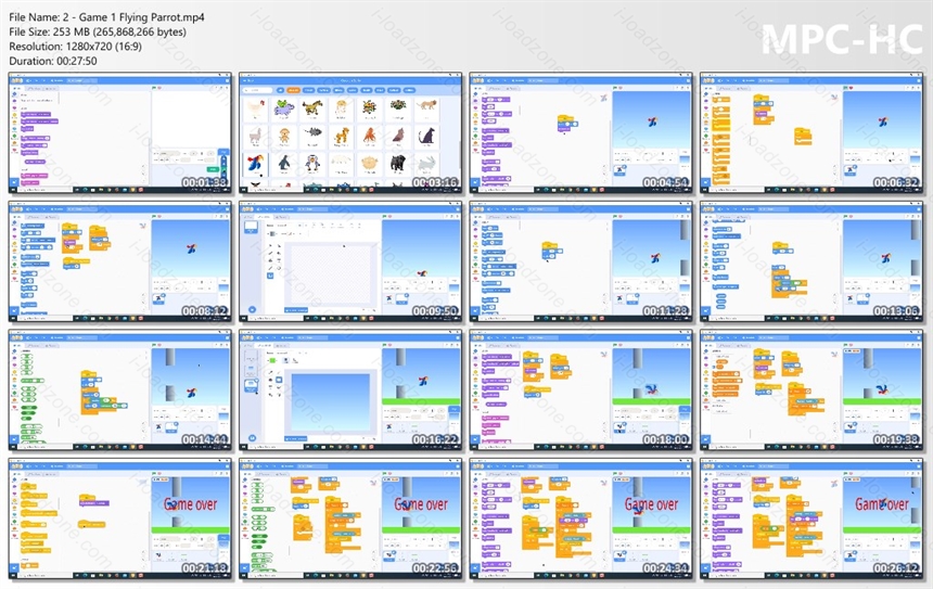 Game design using scratch level two