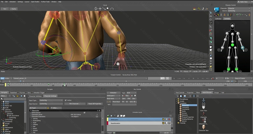 Autodesk MotionBuilder 2024 โปรแกรมสร้างตัวละครเคลื่อนไหว 3 มิติ