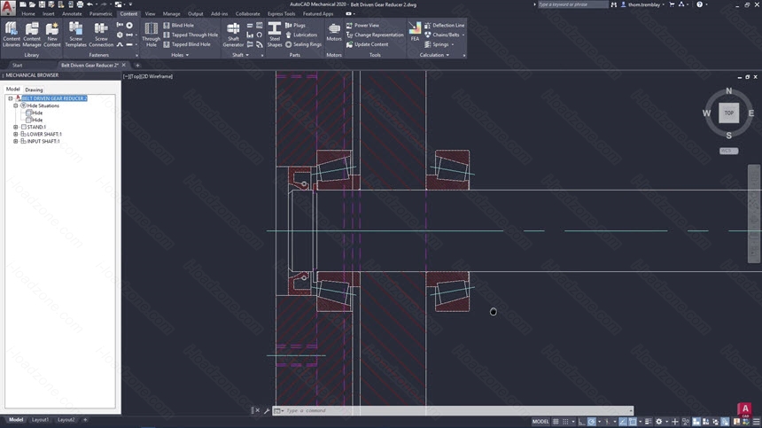 AutoCAD Mechanical 2024 โปรแกรมออกแบบเครื่องจักรกล