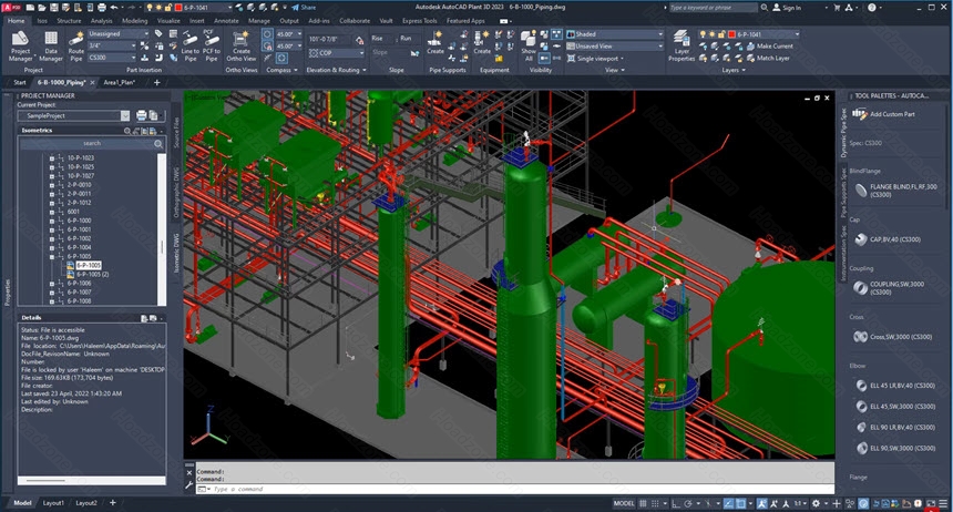 AutoCAD Plant 3D 2024 โปรแกรมสร้างและแก้ไข P&ID และโมเดล 3 มิติ