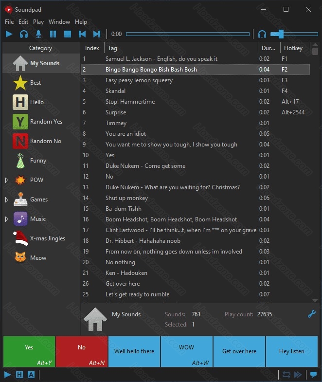 Leppsoft SoundPad 4 ล่าสุด โปรแกรมเล่นเสียงผ่านไมค์