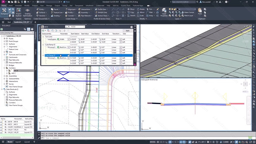 Autodesk Civil 3D 2024 (x64) โปรแกรมออกแบบงาน 3D