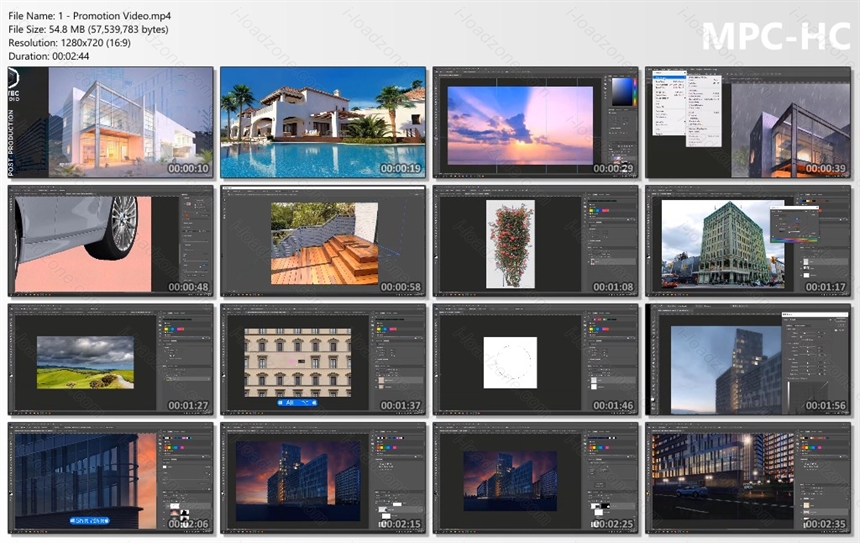 Architecture post production in Photoshop Zero to Advanced