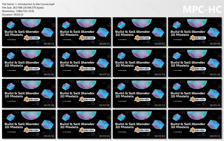 Build & Sell Blender 3D Models
