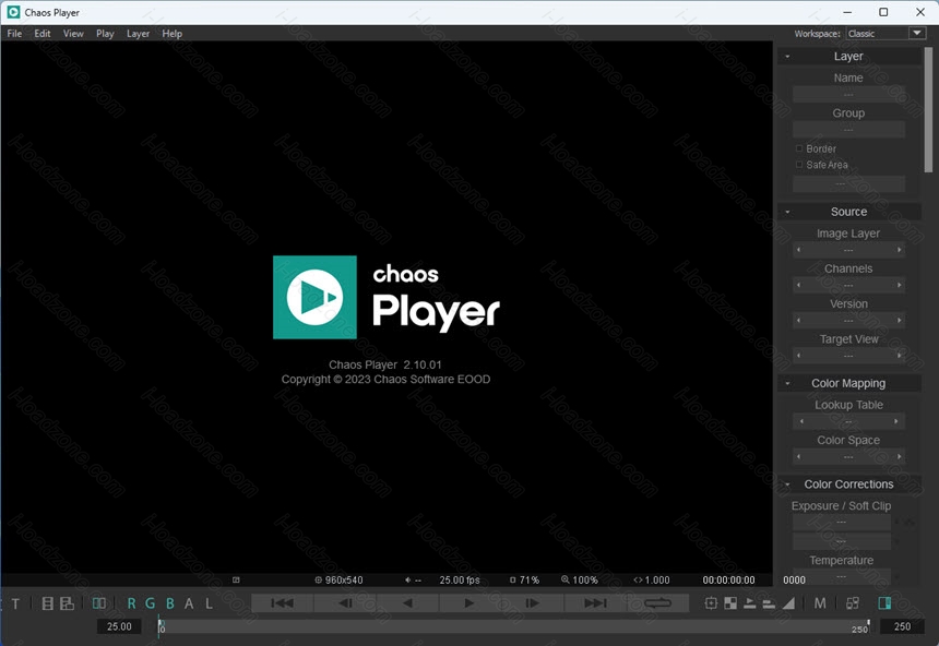 Chaos Player 2 ล่าสุด (x64) โปรแกรมเล่นภาพเรนเดอร์