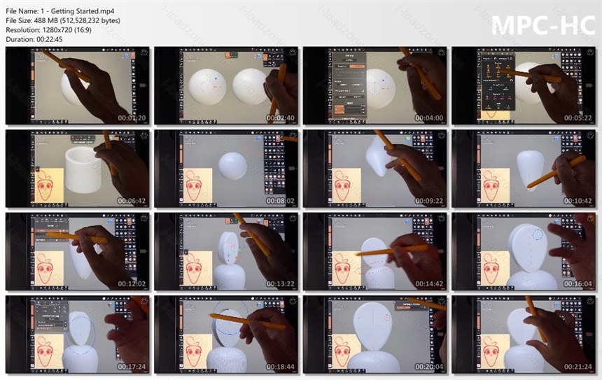 Creating your first 3D Model with Nomad Sculpt