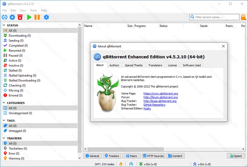 qBittorrent Enhanced Edition 4 ล่าสุด พร้อม Portable (Win/macOS) โปรแกรมโหลดบิท ฟรี