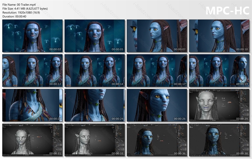 Avatar Character Modeling in Blender