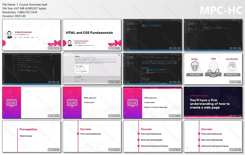 HTML and CSS Fundamentals By Craig Shoemaker