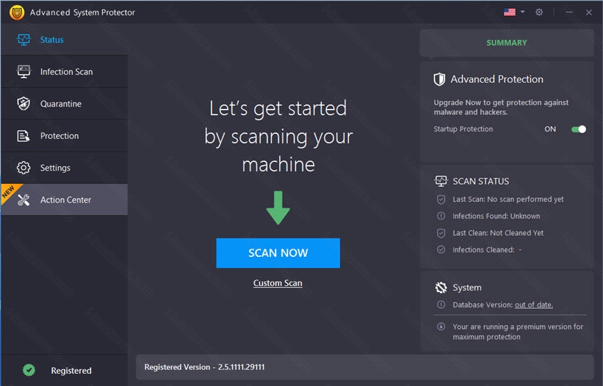 Advanced System Protector 2 ล่าสุด โปรแกรมป้องกันไวรัส